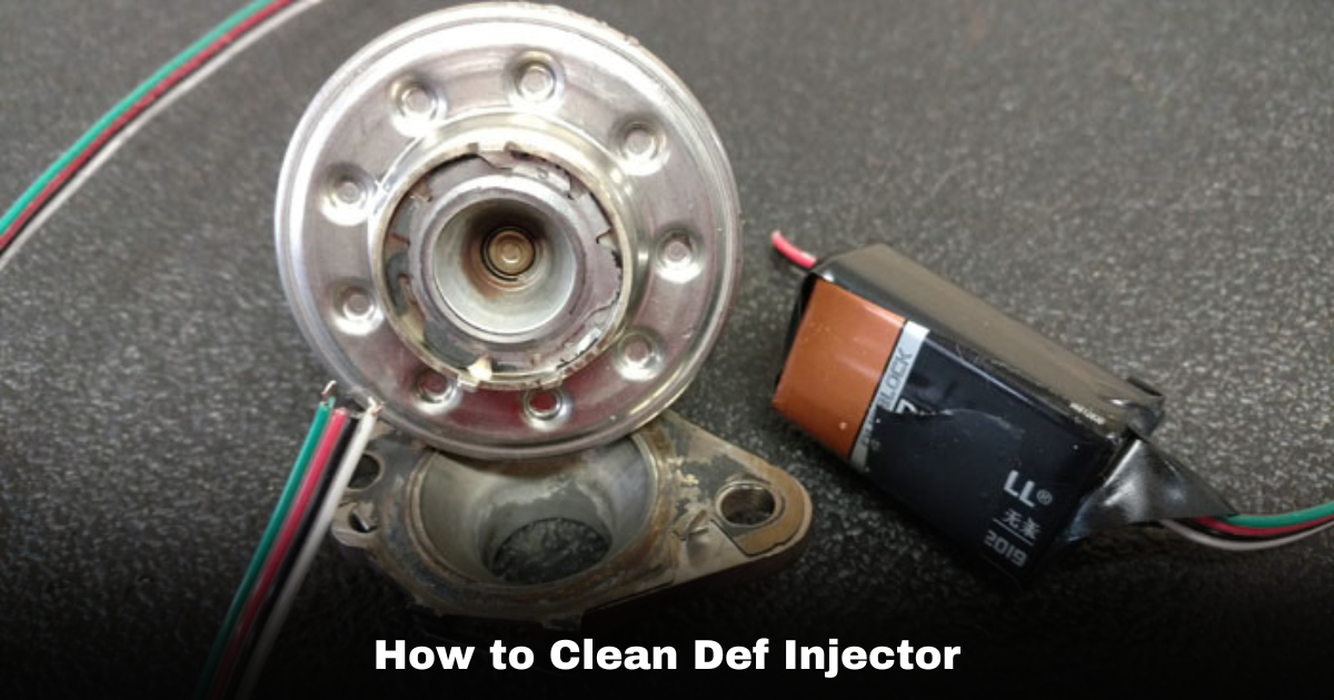 How to Clean Def Injector