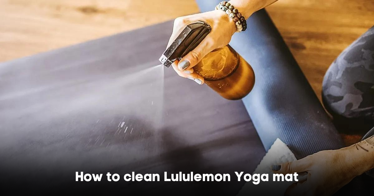 How to clean Lululemon Yoga mat | Step by Step Guide
