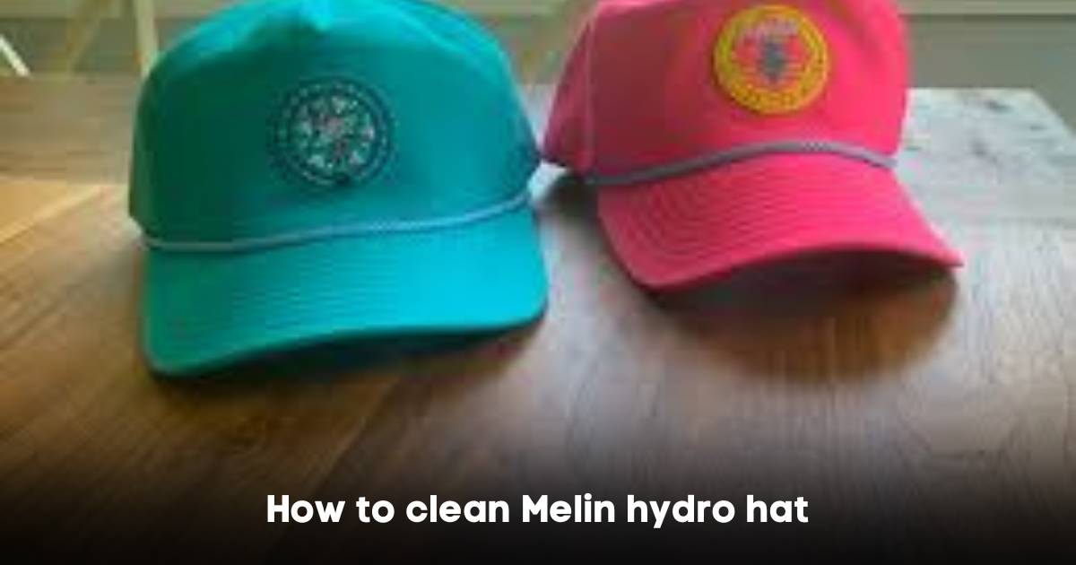 How to clean Melin hydro hat