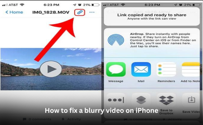 How to fix a blurry video on iPhone