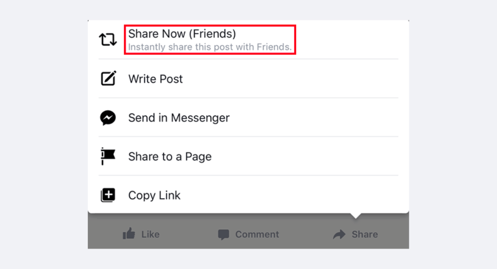 How to share Friends anniversary on Facebook